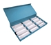 T-12 (1 1/4") Light Blue Tray with Snap Buttons - T12LBLSB