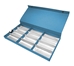 T-12 (1 1/4") Light Blue Tray with Snap Buttons - T12LBLSB