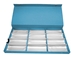 T-12 (1 1/4") Light Blue Tray with Snap Buttons - T12LBLSB