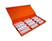 T-12 (1 1/4") Orange Tray with Snap Buttons - T12OGSB