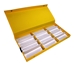 T-12 (1 1/4") Yellow Tray with Snap Buttons - T12YWSB