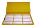 T-12 (1 1/4") Yellow Tray with Snap Buttons - T12YWSB